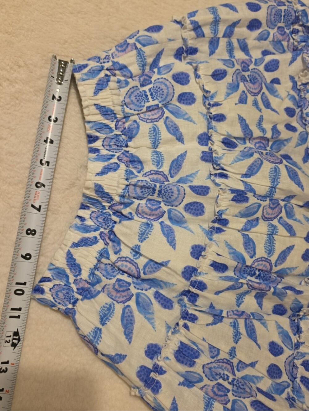 Hill House Blue Floral Skirt And Top - Picture 8 of 11